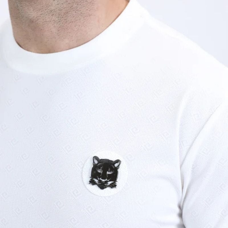 Playera Platini Fit Cotton Stretch Blanca