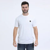 Playera Platini Fit Cotton Stretch Blanca