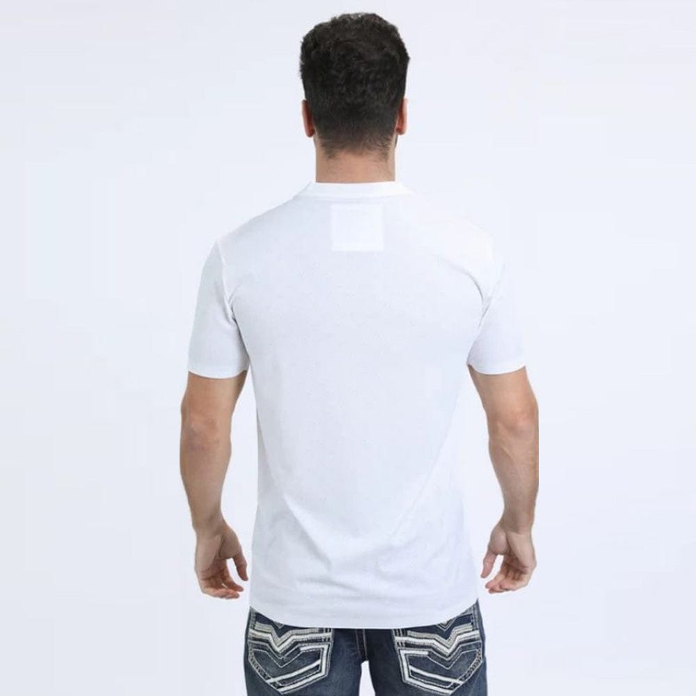 Playera Platini Fit Cotton Stretch Blanca