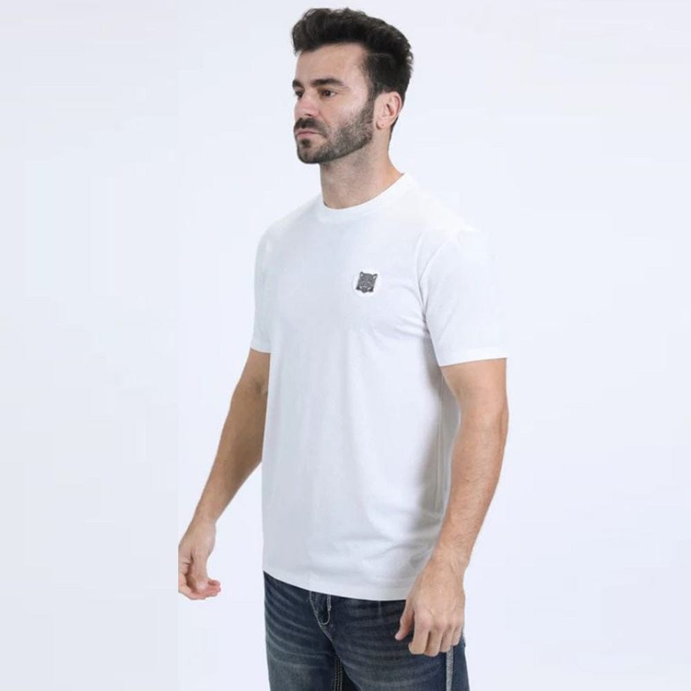 Playera Platini Fit Cotton Stretch Blanca