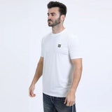 Playera Platini Fit Cotton Stretch Blanca