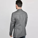 Saco Platini Elbow Patch Light Gris