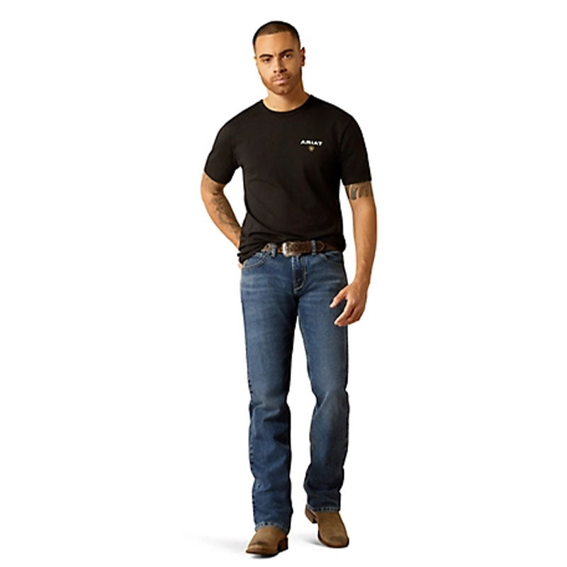 playera negra ariat