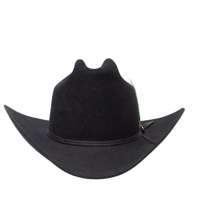 Stetson 6X 160th Anniversary Felt Hat with Feather – Black