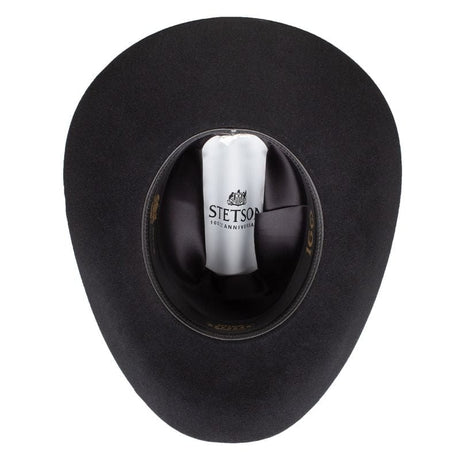 Texana Stetson 6x 160 Aniversario Negra con Pluma