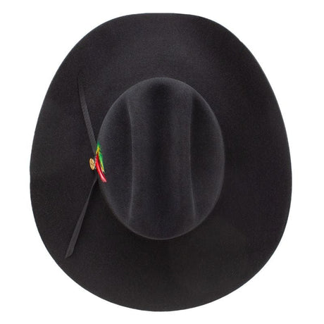 Texana Stetson 6x 160 Aniversario Negra con Pluma
