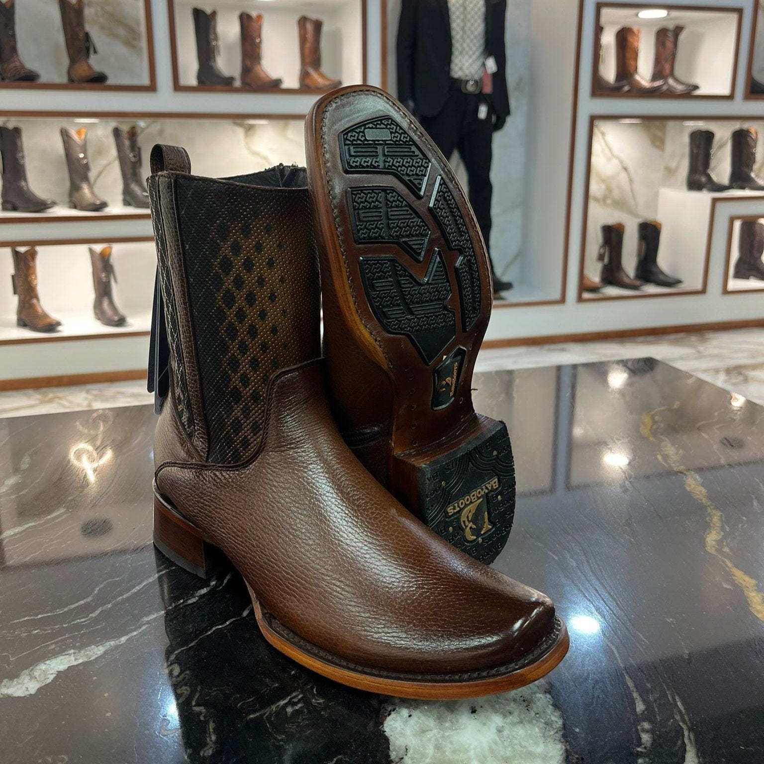 Bota vaquera para hombre