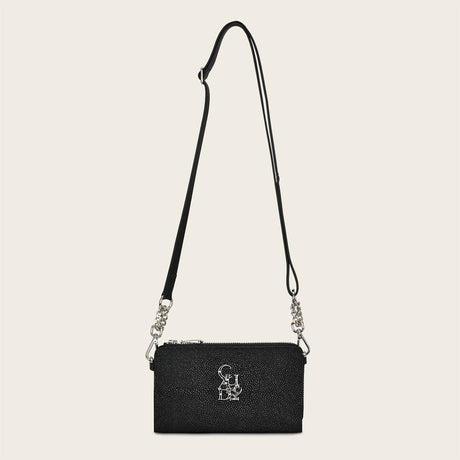 Cartera Cuadra Perla Negra