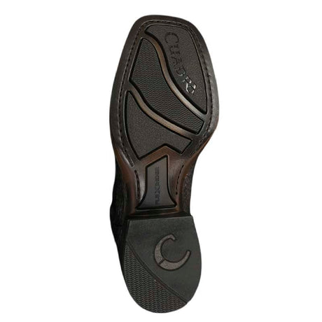 Bota Vaquera Cuadra Acero Negro