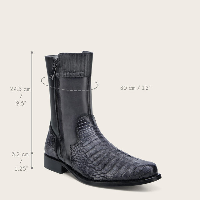 Cuadra Caiman Casual Ankle Boot – Gray