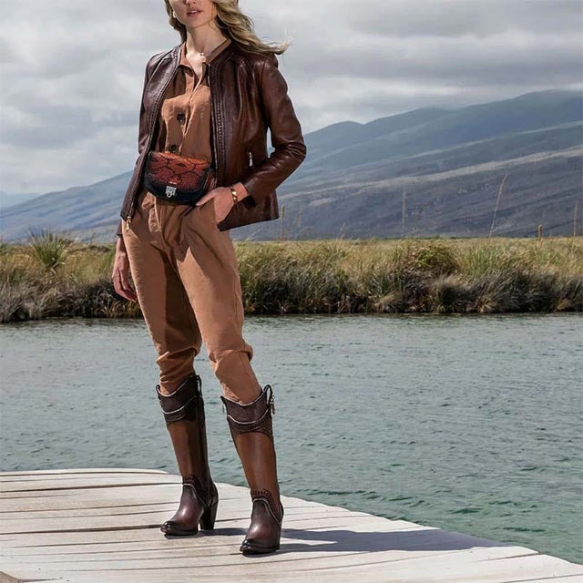 Bota Casual Cuadra Sello Imperial Miel