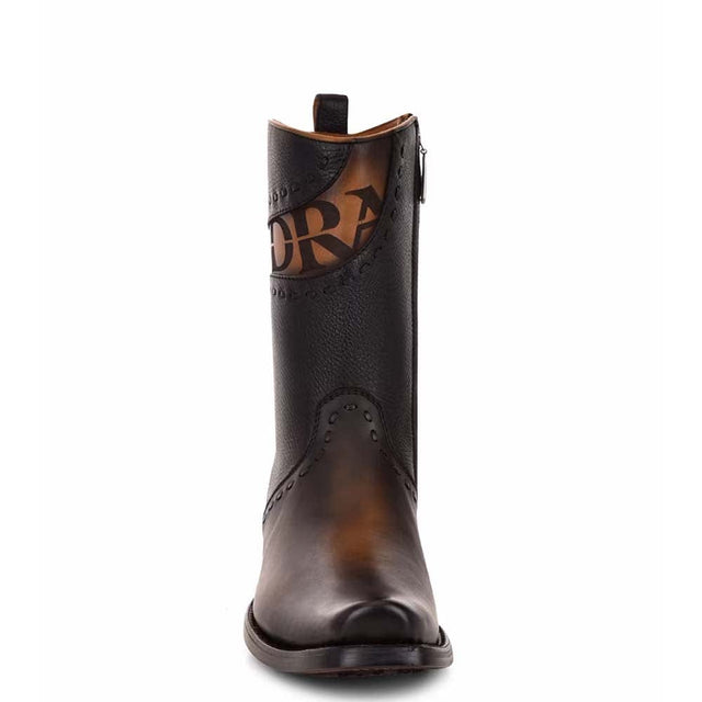 botas de piel cuadra 