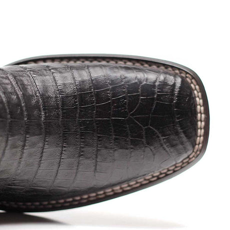 botas cuadra piel de cocodrilo