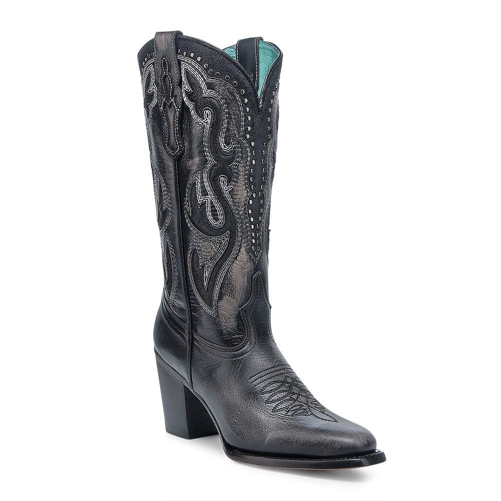 bota corrral negra principal