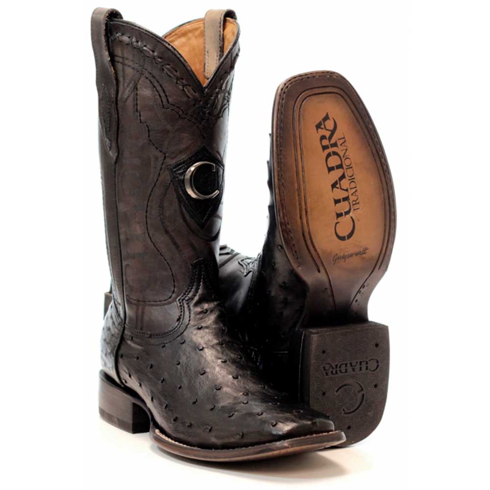 Botas cuadra 2024 hombre negras