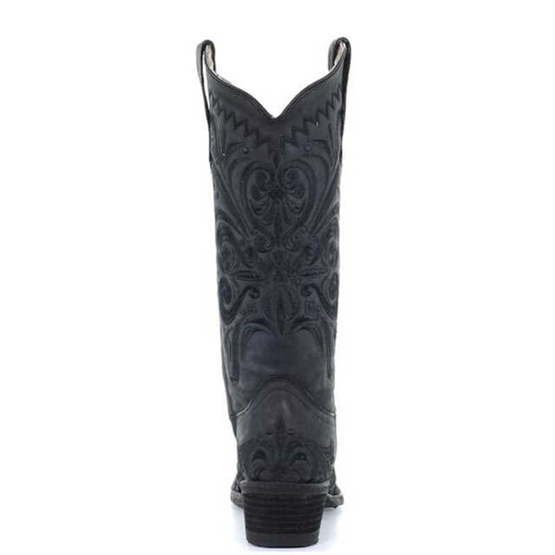 Bota Vaquera Misterio de Media Noche Negro