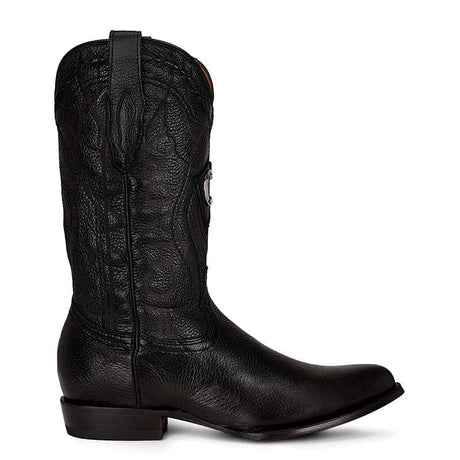 Bota Vaquera Cuadra Roma Negro