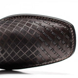 botas cuadra de punta cuadrada