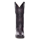 bota cuadra de piel exotica