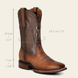 Bota Vaquera Cuadra Herencia Del Rancho Miel