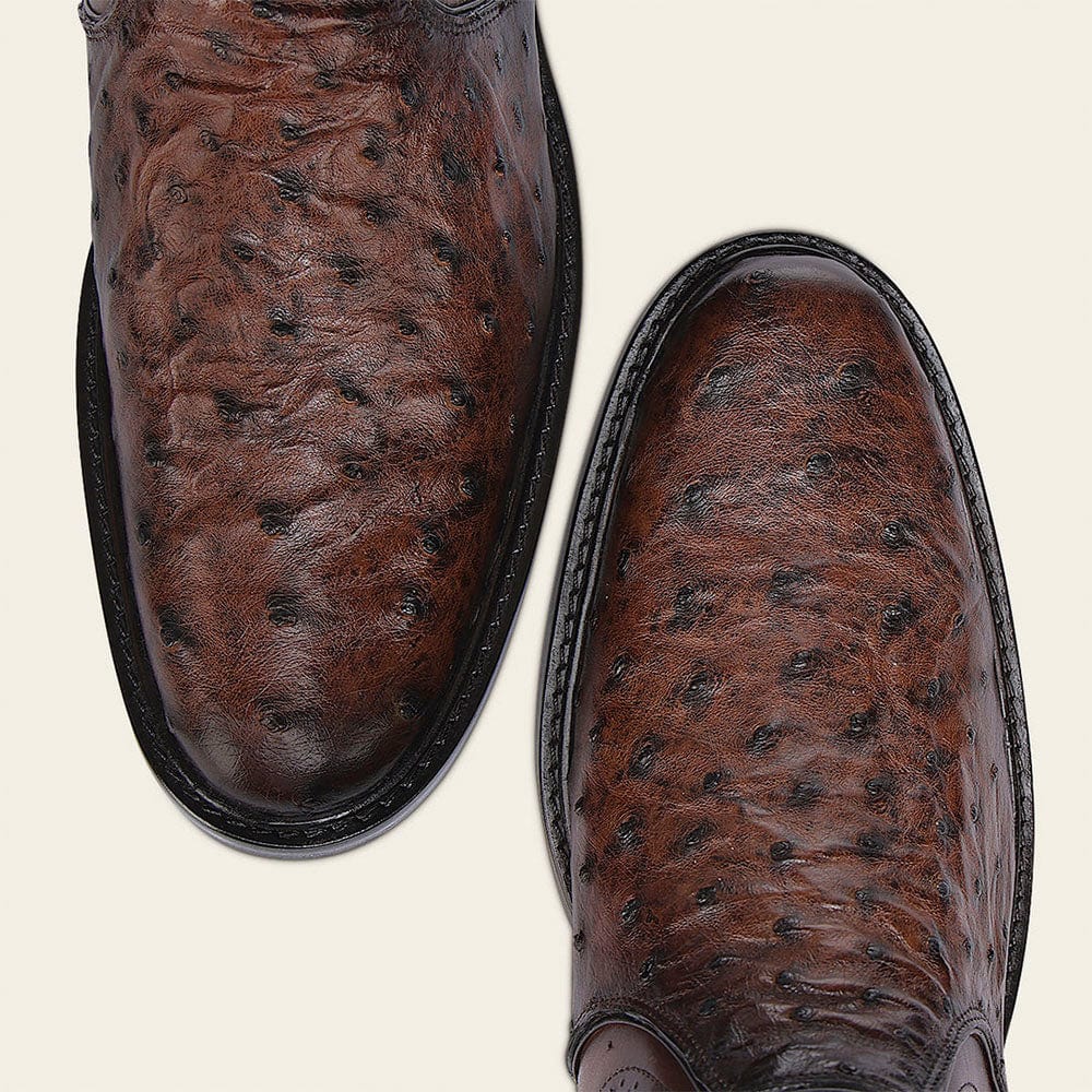 bota miel avestruz puntera