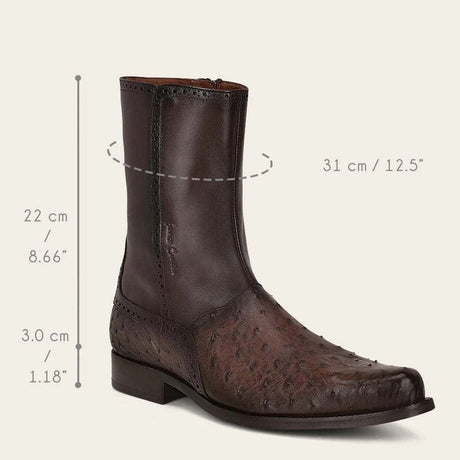 medidas de botines cuadra