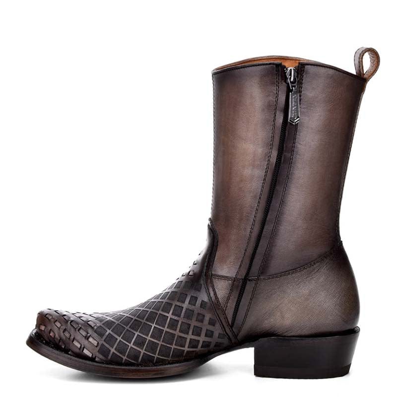 botas cuadra con cierre