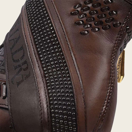 botines de piel cuadra