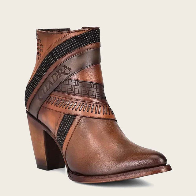 botines cuadra para mujer