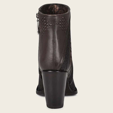 botines cuadra tejidos