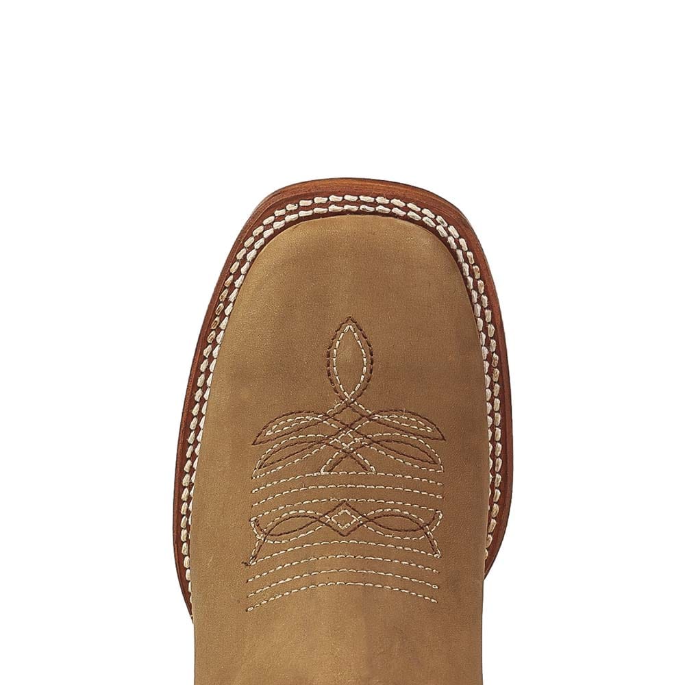 botines vaqueros de punta cuadrada