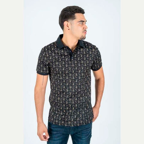 Camisa Polo Platini JPS9317 Negro Para Hombre – Botines Charros LLC