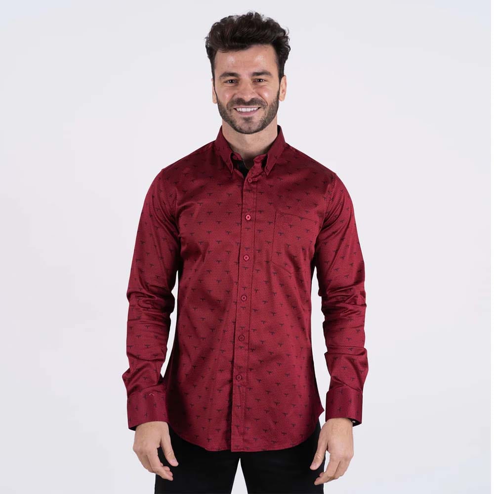 Camisa Platini CWL9070 Burgundy