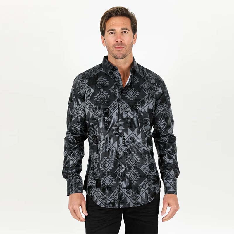 camisa platini fpl9620 black charcoal