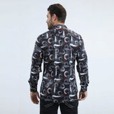 camisa platini negra espalda 