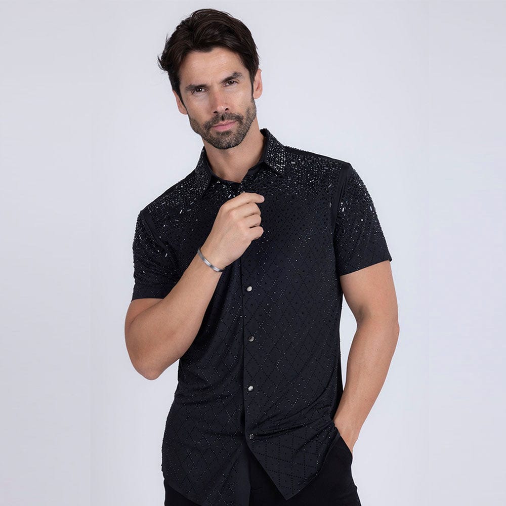 camisa manga corta frente