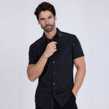 camisa manga corta frente