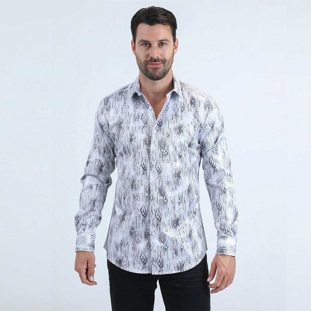 camisa platini blanca frente 