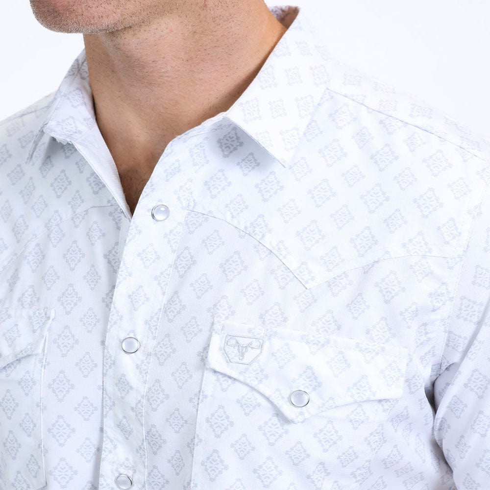 camisa platini western bl detalles