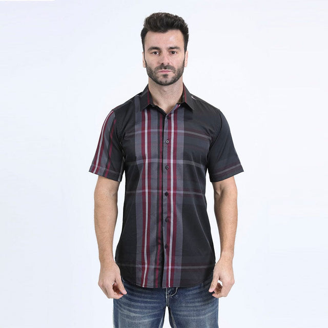 camisa platini negra frente 