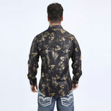 camisa platini floral espalda