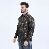 camisa platini floral lateral