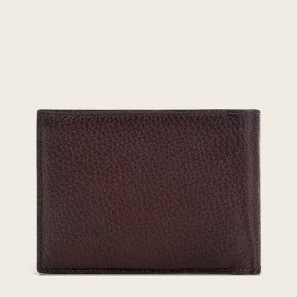 cartera cuadra de piel de venado