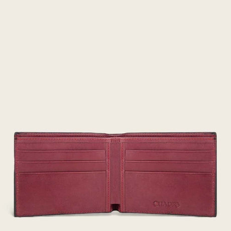 Cartera Cuadra Piel De Venado Negra