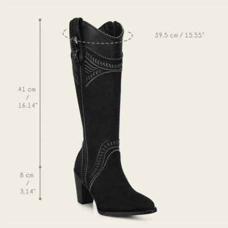 Bota Cuadra Nubuck Negro