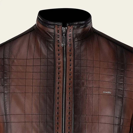 chamarra de piel para hombre