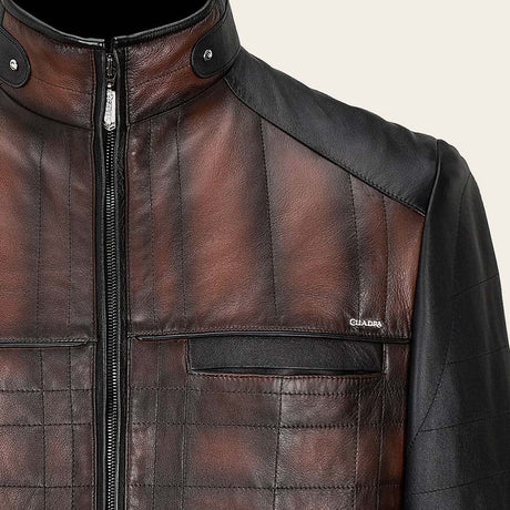 chamarra cuadra para hombre