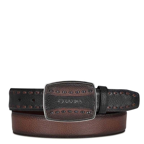 cinto cuadra cv492ve piel de venado