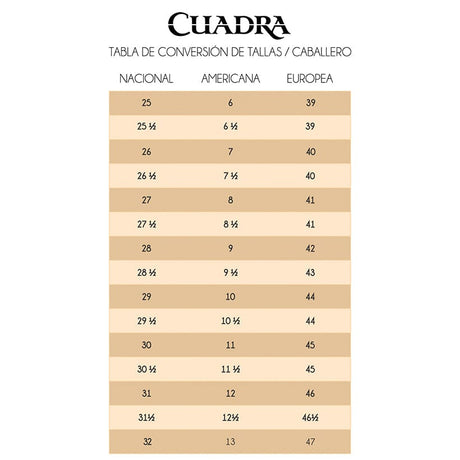 Bota Vaquera Cuadra Rango Bravo Cafe