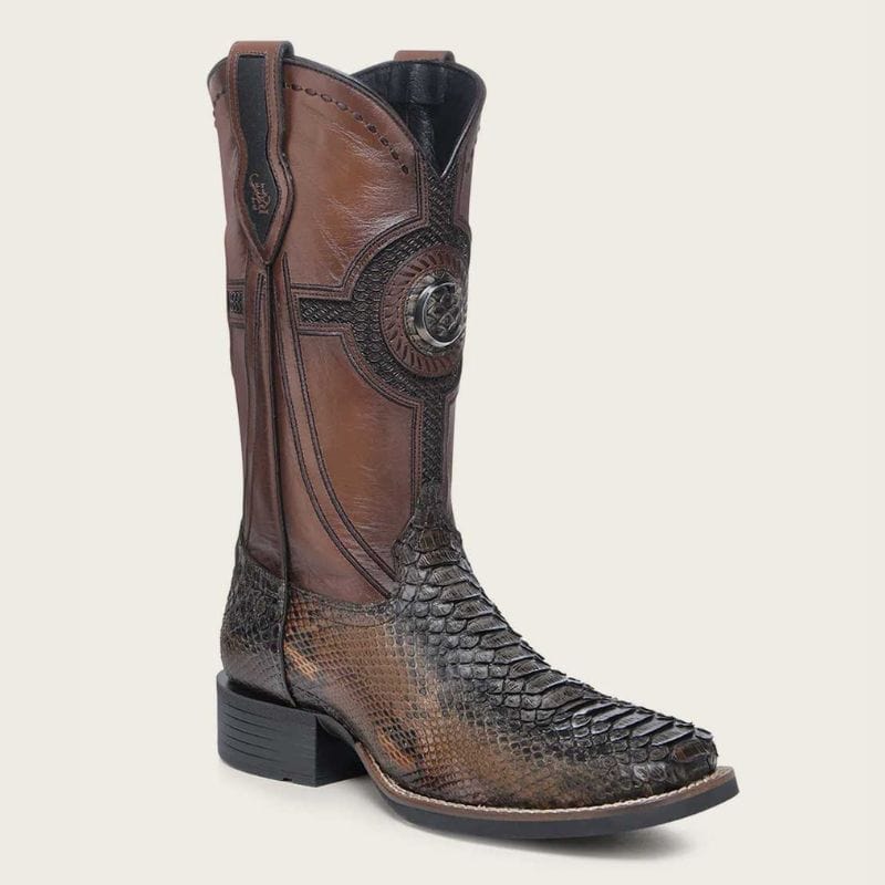 Bota vaquera cuadra miel